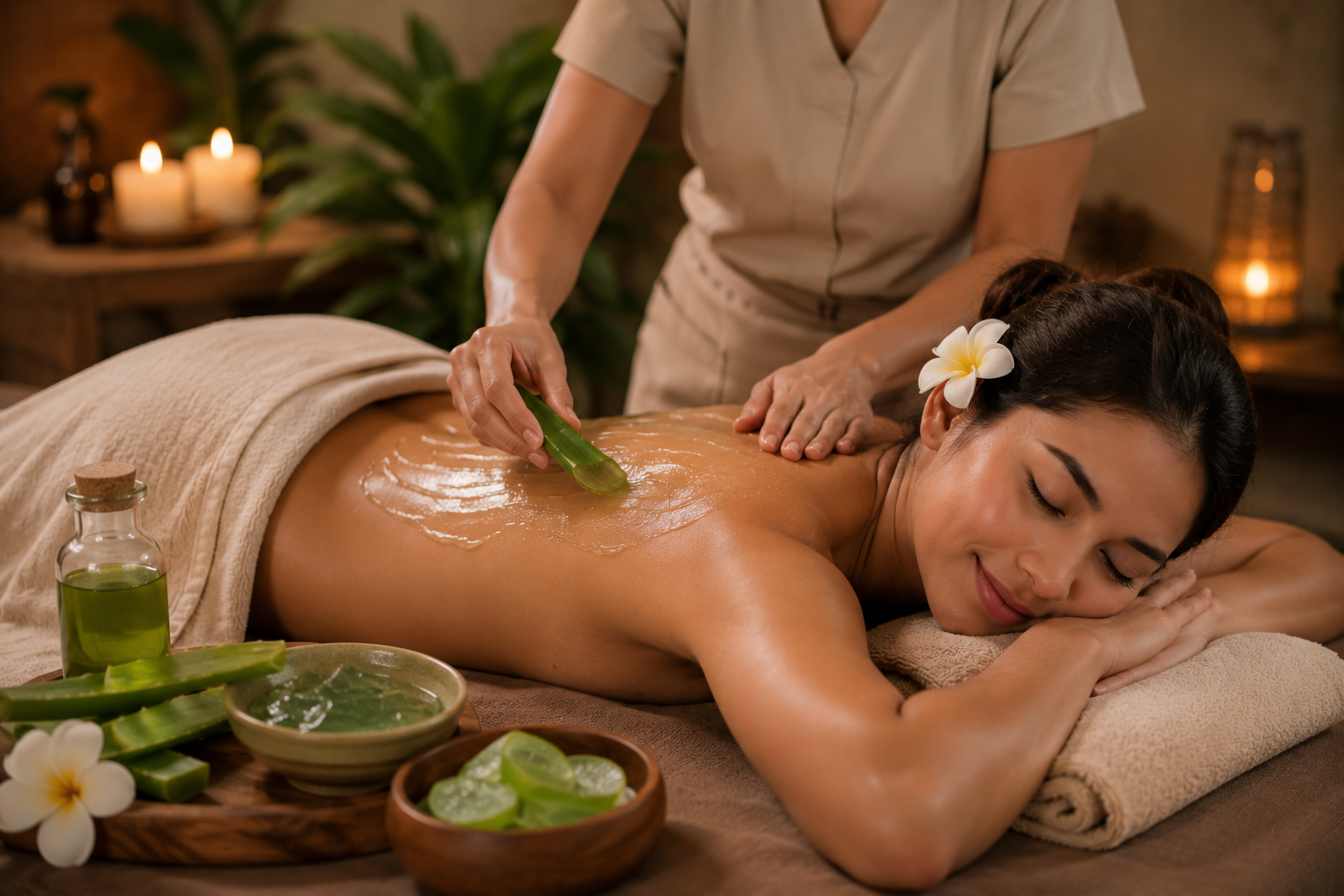 Aloe Vera Massage